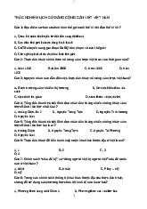 Trắc nghiệm Lịch sử Đảng Cộng Sản Việt Nam - Đường lối cách mạng của đảng cộng sản Việt Nam | Trường Đại học Kiến trúc Hà Nội