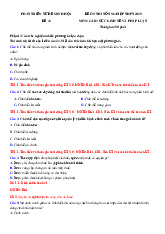 Đề thi thử tốt nghiệp THPT 2025 môn Giáo dục Kinh tế và Pháp luật bám sát đề minh họa - Đề 34