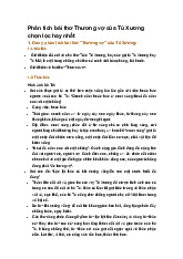 Phân tích bài thơ Thương vợ của Tú Xương chọn lọc hay nhất