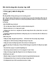 Bài văn tả công viên chọn lọc hay nhất | Tập làm văn 5