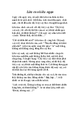 Lừa con kiêu ngạo