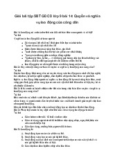 Giải bài tập SBT GDCD lớp 9 bài 14: Quyền và nghĩa vụ lao động của công dân