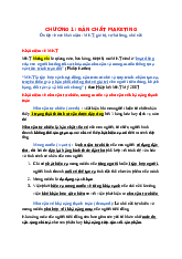 Tài liệu sưu tầm. Marketing căn bản