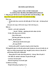 Đề cương ôn tập LSĐ/ Trường đại học Nguyễn Tất Thành