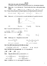 Đề HK1 toán 11 - đề số 1