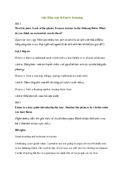 Tiếng Anh 10 Unit 9: Listening  - Kết Nối Tri Thức