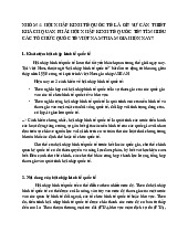 Bài tập kinh tế chính trị: Hội Nhập Kinh Tế Quốc Tế: Khái Niệm và Tác Động | Đại học Kinh tế kỹ thuật công nghiệp