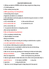 Trắc Nghiệm Nhập Môn Kinh Doanh - Mỗi Câu Hỏi Một Kiến Thức Cần Thiết