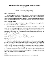 Ôn tập Môn Quản trị học đại cương | Đại học Bách Khoa Hà Nội