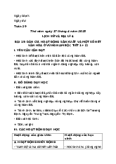 Giáo án lịch sử và địa lí 4
