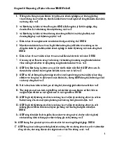 Câu hỏi đúng sai các chương 10,11,12,13 | Môn kinh tế vĩ mô