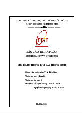 Báo cáo BTL Nhóm 2: Hệ thống Tưới Cây Thông Minh trong IoT | Iot và ứng dụng | Học viện Công nghệ Bưu chính Viễn thông