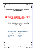 Tìm hiểu và phát triển di sản văn hóa của núi bà đen - Văn hóa học | Trường Đại học Văn hóa Thành phố Hồ Chí Minh