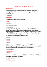 Ôn tập Môn Nguyên lý kế toán | Đại học Kinh tế và Quản trị kinh doanh, Đại học Thái Nguyên