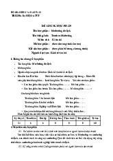 Đề cương môn Marketing du lịch | Đại học kinh tế Quốc dân