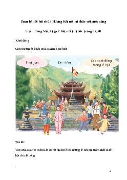 Soạn bài Đọc: Đi hội chùa Hương | Kết nối tri thức