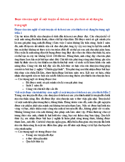 Văn mẫu lớp 6 Chân trời sáng tạo bài Đoạn văn cảm nghĩ về một truyện cổ tích mà em yêu thích có sử dụng ba trạng ngữ