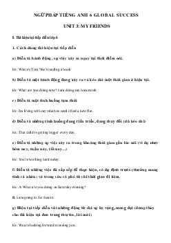Ngữ pháp Unit 3 lớp 6 My friends