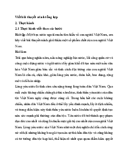 Soạn bài Viết bài thuyết minh tổng hợp | Ngữ văn 11 Cánh diều