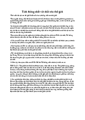 Tính thống nhất vật chất của thế giới - Triết học Mác - Lênin | Trường Đại học Mở Thành phố Hồ Chí Minh