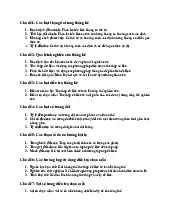 Khái niệm, loại thang đo và phương pháp phân tích | Môn Nguyên lý thống kê - Đại học Kinh tế và Quản trị kinh doanh, Đại học Thái Nguyên