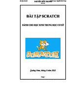 Bài Tập Scratch - Học Sinh THCS Trung Học Cơ Sở