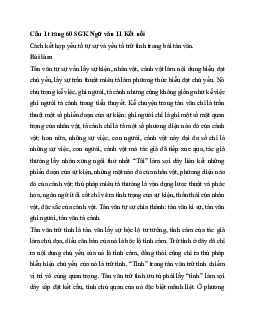 Soạn bài Cây diêm cuối cùng | Ngữ văn 11 Kết nối tri thức