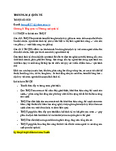 Lý thuyết và lợi ích môn Thương mại quốc tế | Đại học Kinh tế Quốc Dân