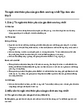 Tả ngôi nhà thân yêu của gia đình em hay nhất Tập làm văn lớp 5