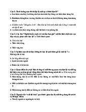 TOP Câu hỏi trắc nghiệm Môn Tâm lý | Đại học Sư phạm Thành phố Hồ Chí Minh