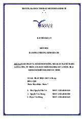 Tiểu Luận QT: Đàm Phán và Ký Kết Hợp Đồng Mua Bán Nguyên Liệu