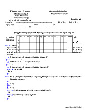 Đề thi kết thúc học phần K38 | Môn đại số tuyến tính