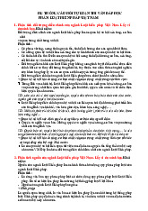 Hệ thống câu hỏi tự luận thi vấn đáp Môn Luật Hiến Pháp | Trường Đại học Luật Hà Nội
