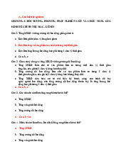 Ôn Tập Trắc Nghiệm - Chương 1 & 3 | Kinh tế chính trị Mác - Lênin | Đại học Tôn Đức Thắng