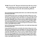 Đề bài: Từ câu chủ đề “Trong quá trình hiện đại hóa đất nước, việc tìm hiểu truyền thống văn hóa dân tộc là rất cần thiết”, hãy viết tiếp để hoàn thành đoạn văn theo kiểu diễn dịch (khoảng 150 chữ).| Văn mẫu lớp 12