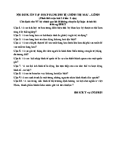 ND ÔN TẬP KTCTMLN (câu 2 điểm)2025