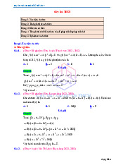 Bài toán đa thức trong các đề thi học sinh giỏi Toán 7