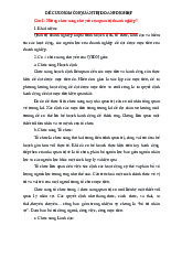 Đề cương môn Quản trị doanh nghiệp | Trường Đại học Kinh tế và Quản trị kinh doanh, Đại học Thái Nguyên