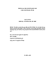 Tìm hiểu và phân tích quan điểm của Hồ Chí Minh về cơ cấu nền kinh tế trong thời kỳ quá độ; sự vận dụng của Đảng Cộng sản.| Đại học Kinh Tế Quốc Dân