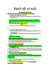 TOP các câu hỏi trắc nghiệm ôn tập học phần Kinh tế vi mô | Trường Đại học Quốc tế, Đại học Quốc gia Thành phố Hồ Chí Minh