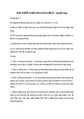 Giải bài tập Giáo dục công dân 9 Bài 3: Tích cực tham gia các hoạt động cộng đồng | Kết nối tri thức