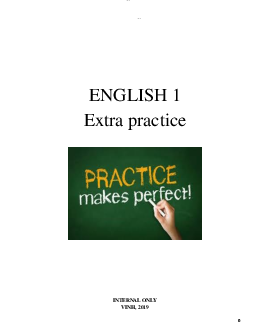Bài tập English 1 Extra practice