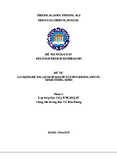 Kế Hoạch Kinh Doanh Sản Phẩm Đồng Hồ Thông Minh | Bài thảo luận khởi sự kinh doanh