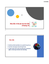 Hệ quả của Quyết định Mua sắm và Các Tình Huống Tiêu Dùng | Môn Hành vi người tiêu dùng - Đại học Kinh Tế Quốc Dân