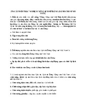 270 câu hỏi trắc nghiệm môn Lịch sử Đảng (dành cho sinh  viên)  | Trường Đại học Sư Phạm Hà Nội