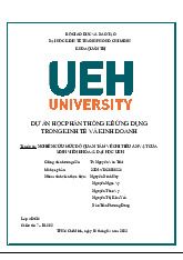 Nghiên cứu Mức Độ Chi Tiêu Ăn Vặt Của Sinh Viên | Kinh tế vĩ mô | Trường Đại học kinh tế Thành Phố Hồ Chí Minh