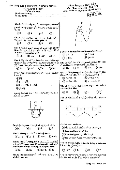 Đề kiểm tra học kỳ 1 Toán 12 (Ban A, B) trường THPT chuyên Lê Hồng Phong – TP. HCM