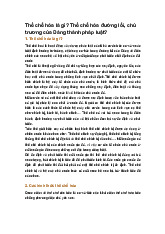 Thể chế hóa là gì? Thể chế hóa đường lối, chủ trương của Đảng thành pháp luật?