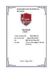 Bài văn hóa doanh nghiệp - Văn hoá doanh nghiệp và đạo đức kinh doanh | Trường Đại học Kinh tế, Đại học Quốc gia Hà Nội