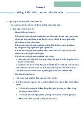 Chương 1: Nguồn Gốc và Bản Chất Nhân Dân Nhà Nước | Pháp Luật Đại Cương | Trường Đại học Hà Nội